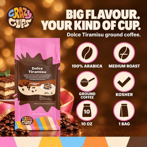 Dolce Tiramisu Flavored Ground Coffee
