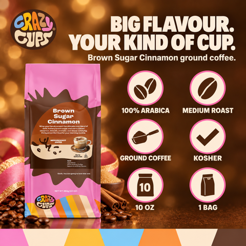 Brown Sugar Cinnamon Flavored Ground Coffee