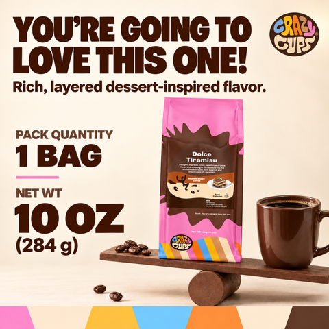 Dolce Tiramisu Flavored Ground Coffee