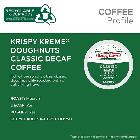 Krispy Kreme Doughnuts® Classic Decaf Coffee Pods