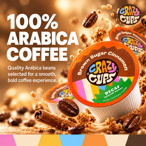 Decaf Brown Sugar Cinnamon Flavored Coffee Pods