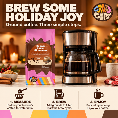 Brown Sugar Cinnamon Flavored Ground Coffee
