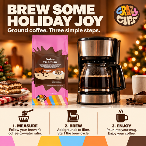 Dolce Tiramisu Flavored Ground Coffee