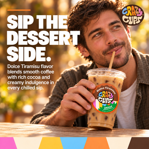 Decaf Dolce Tiramisu Flavored Coffee Pods