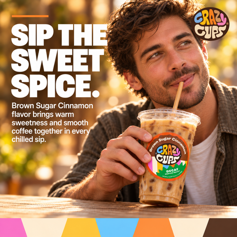Decaf Brown Sugar Cinnamon Flavored Coffee Pods
