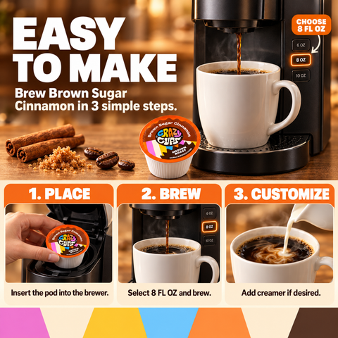 Brown Sugar Cinnamon Flavored Coffee Pods
