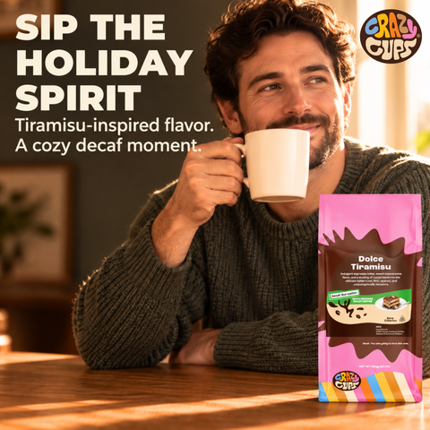 Decaf Dolce Tiramisu Flavored Ground Coffee