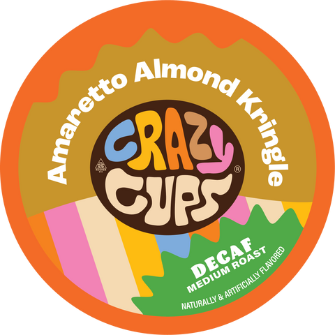 Decaf Amaretto Almond Kringle Flavored Coffee Pods