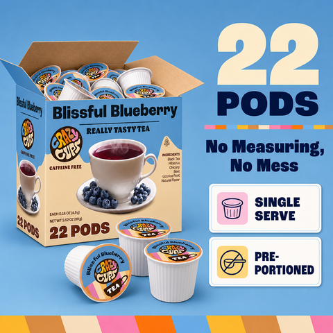Blissful Blueberry Flavored Tea Pods