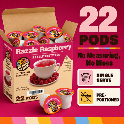 Razzle Raspberry Herbal Tea Pods