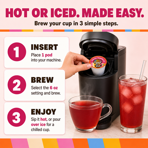 Razzle Raspberry Herbal Tea Pods