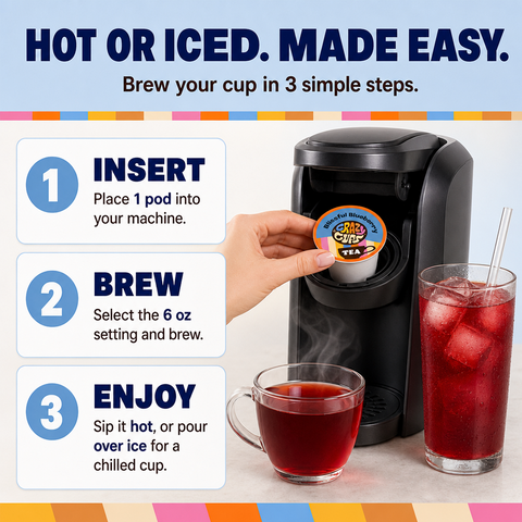 Blissful Blueberry Flavored Tea Pods
