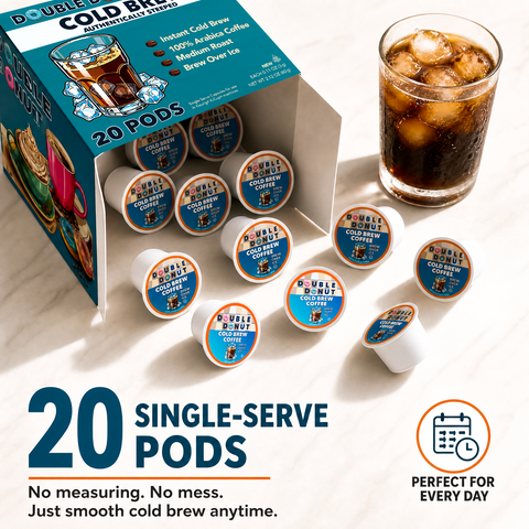 Double Donut Cold Brew Coffee Pods