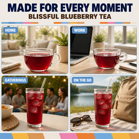 Blissful Blueberry Flavored Tea Pods