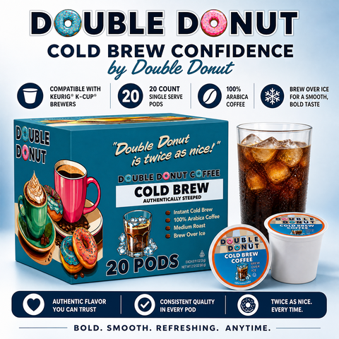Double Donut Cold Brew Coffee Pods