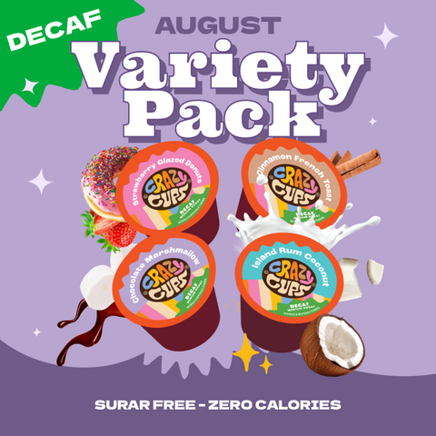 Decaf Monthly Curated Flavored Coffee Pod Variety Pack