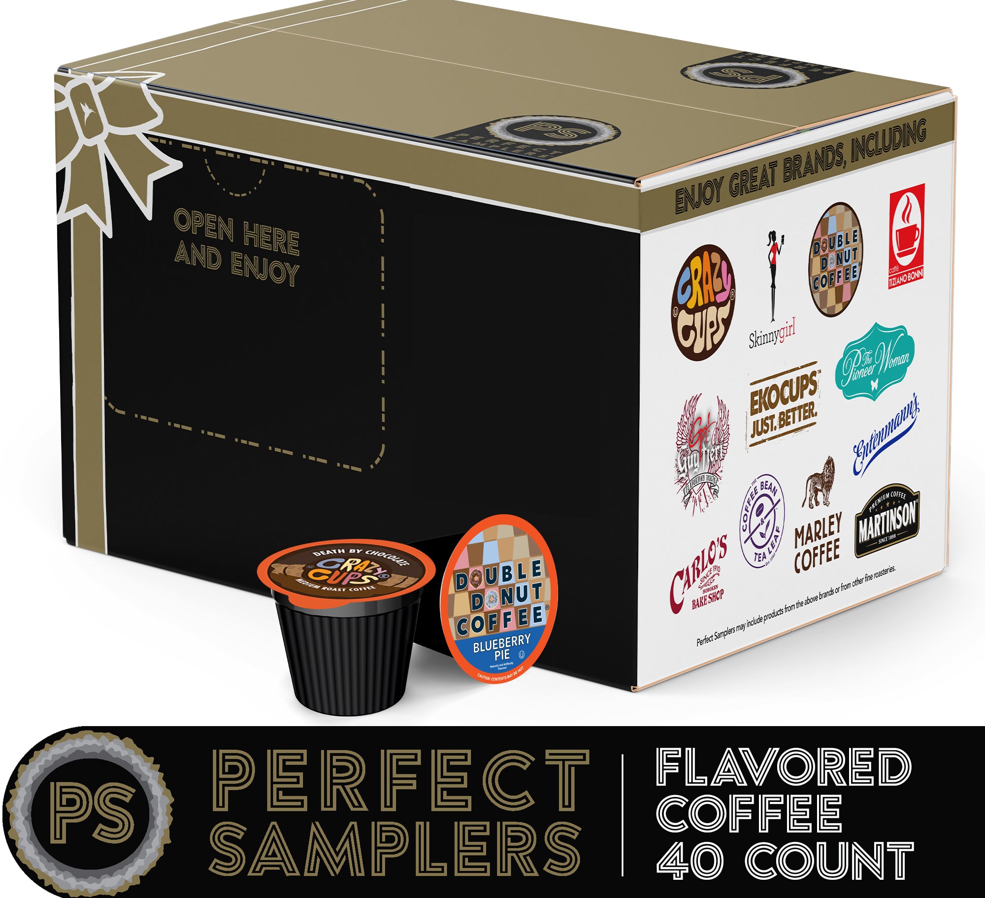 Best Sellers Flavored Coffee Pods Sampler Pack Crazy Cups