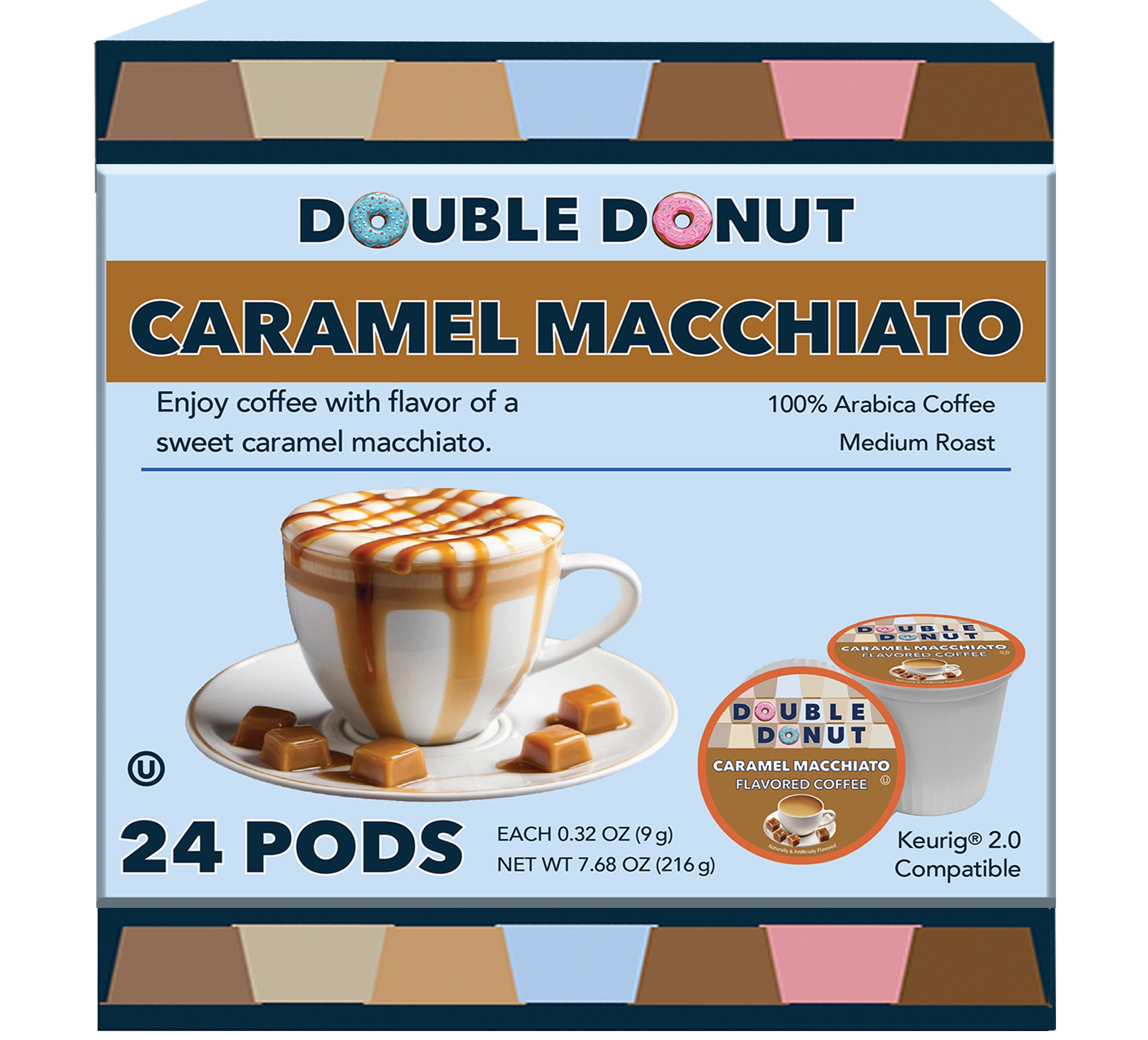 Caramel Macchiato Flavored Coffee Pods – Crazy Cups