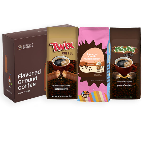 yoka tipi 超美品 Perfect Samplers Flavored Ground Coffee Variety Pack, Milky Way