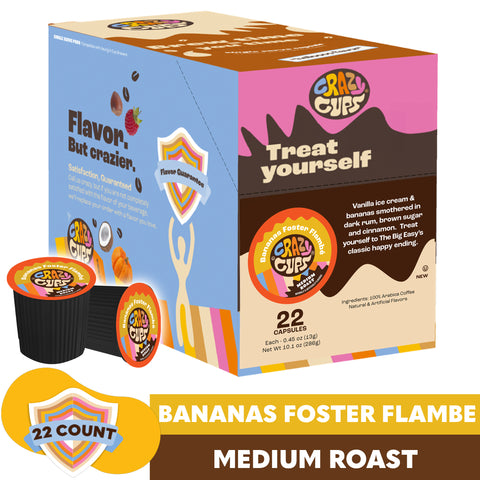 Bananas Foster Flambe Flavored Coffee Pods