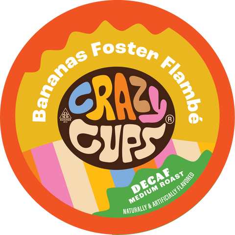 Decaf Bananas Foster Flambe Flavored Coffee Pods