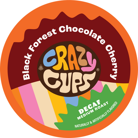 Decaf Black Forest Chocolate Cherry Flavored Coffee Pods