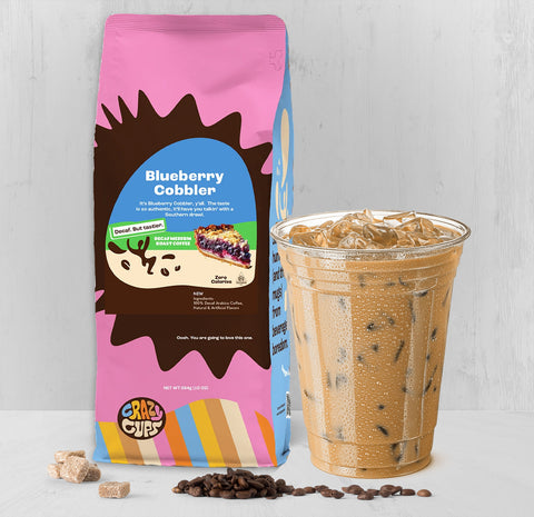 Decaf Blueberry Cobbler Flavored Ground Coffee