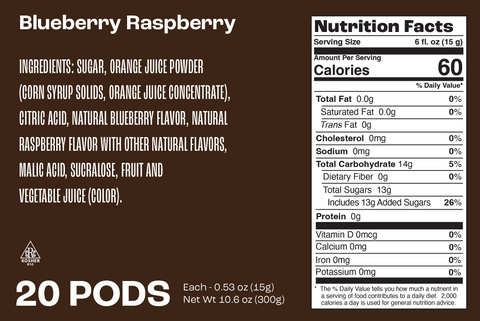 Blueberry Raspberry Summer Refresher Pods