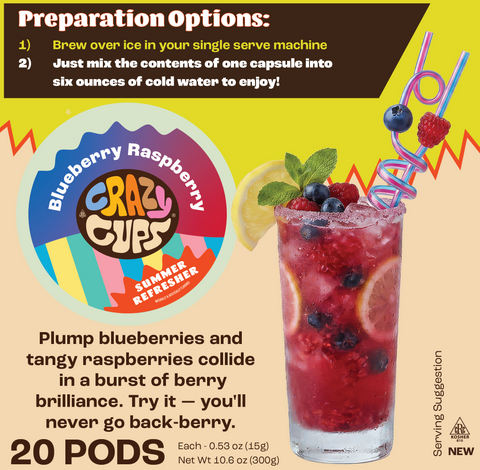 Blueberry Raspberry Summer Refresher Pods
