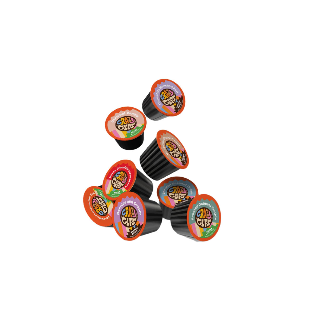 Flavored Coffee Pods for Keurig K Cups Brewers – Crazy Cups