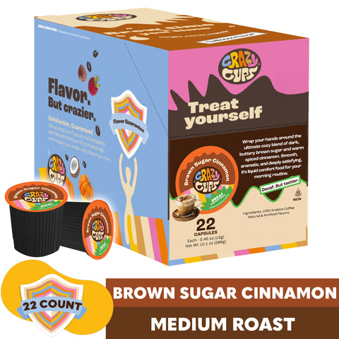 Decaf Brown Sugar Cinnamon Flavored Coffee Pods