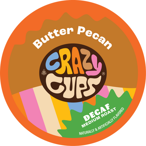 Decaf Butter Pecan Flavored Coffee Pods