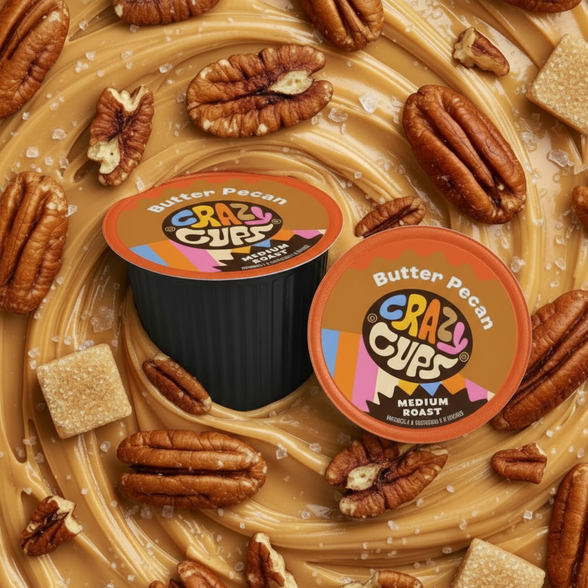 Butter Pecan Swirl by Crazy Cups | Crazy Cups