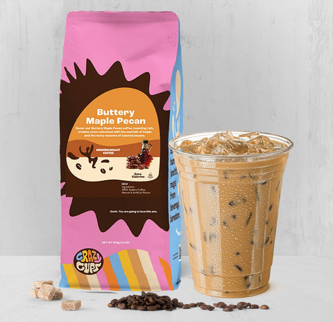 Buttery Maple Pecan Flavored Ground Coffee