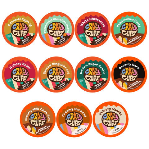 Crazy Cups Holiday Cheer Pods Sampler