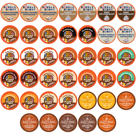 Hot Chocolate Latte Sampler