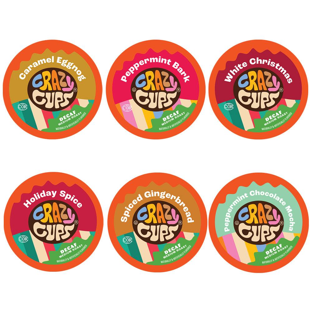 Decaf Holiday Variety Pack – Crazy Cups