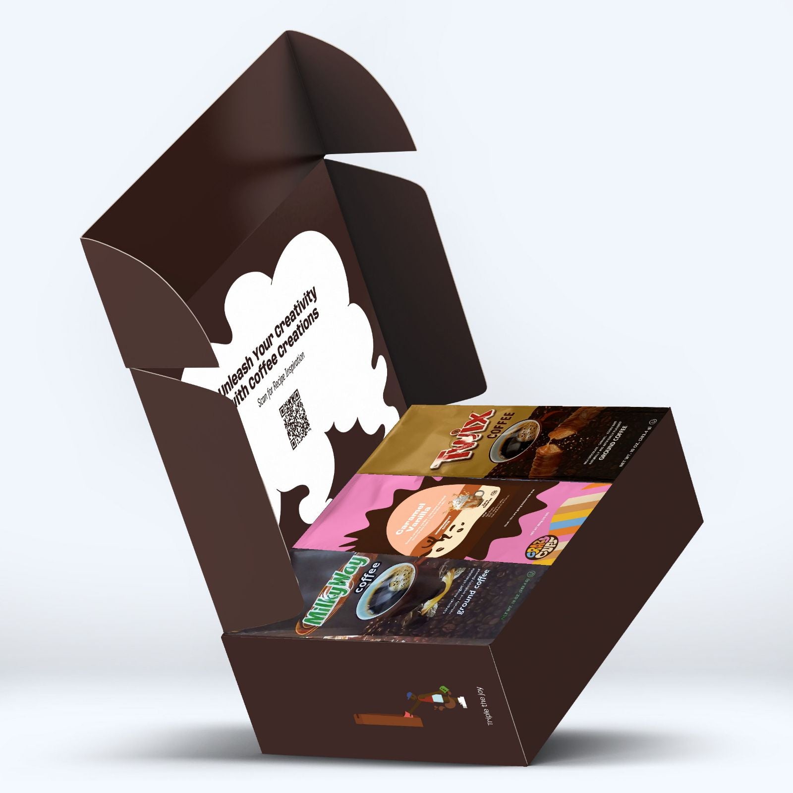 Perfect Samplers Flavored Ground Coffee Variety Pack, Milky Way