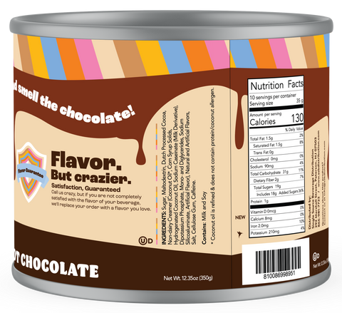 Molten Chocolate Souffle Caffeinated Hot Chocolate Mix