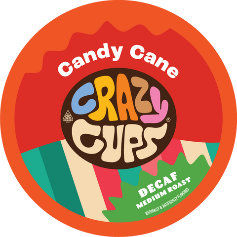 Decaf Candy Cane Flavored Coffee Pods