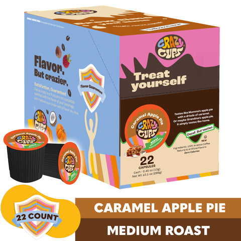 Decaf Caramel Apple Pie Flavored Coffee Pods
