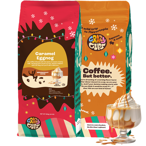 Caramel Eggnog Flavored Ground Coffee