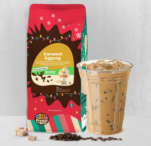 Decaf Caramel Eggnog Flavored Ground Coffee