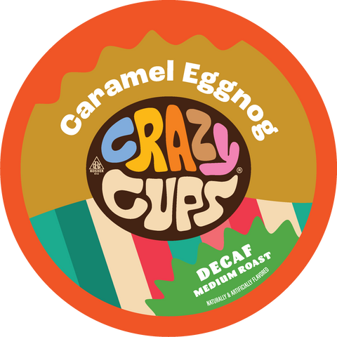 Decaf Caramel Eggnog Flavored Coffee Pods