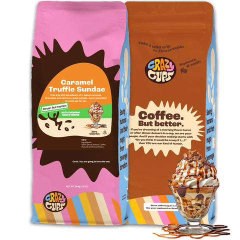 Decaf Caramel Truffle Sundae Flavored Ground Coffee