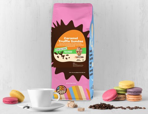 Decaf Caramel Truffle Sundae Flavored Ground Coffee