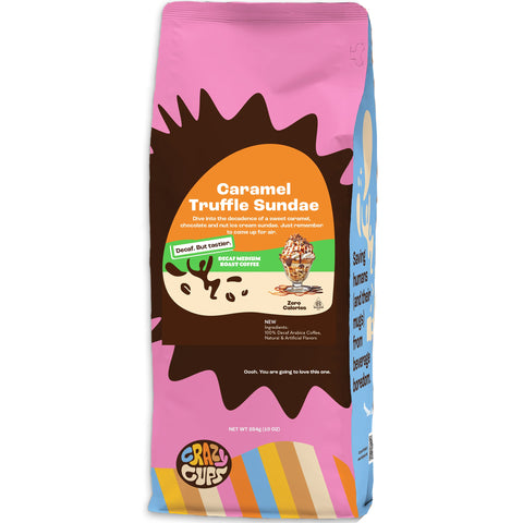 Decaf Caramel Truffle Sundae Flavored Ground Coffee