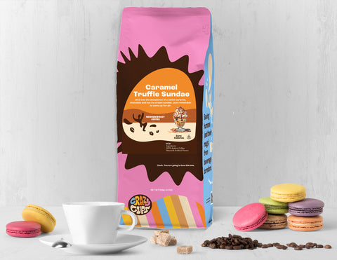 Caramel Truffle Sundae Flavored Ground Coffee