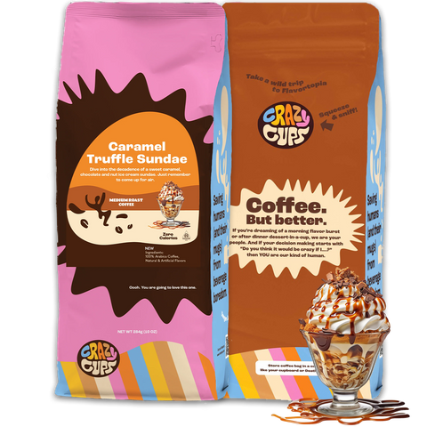 Caramel Truffle Sundae Flavored Ground Coffee