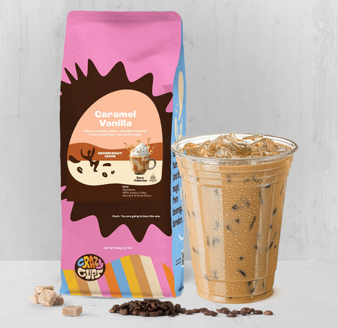 Caramel Vanilla Flavored Ground Coffee